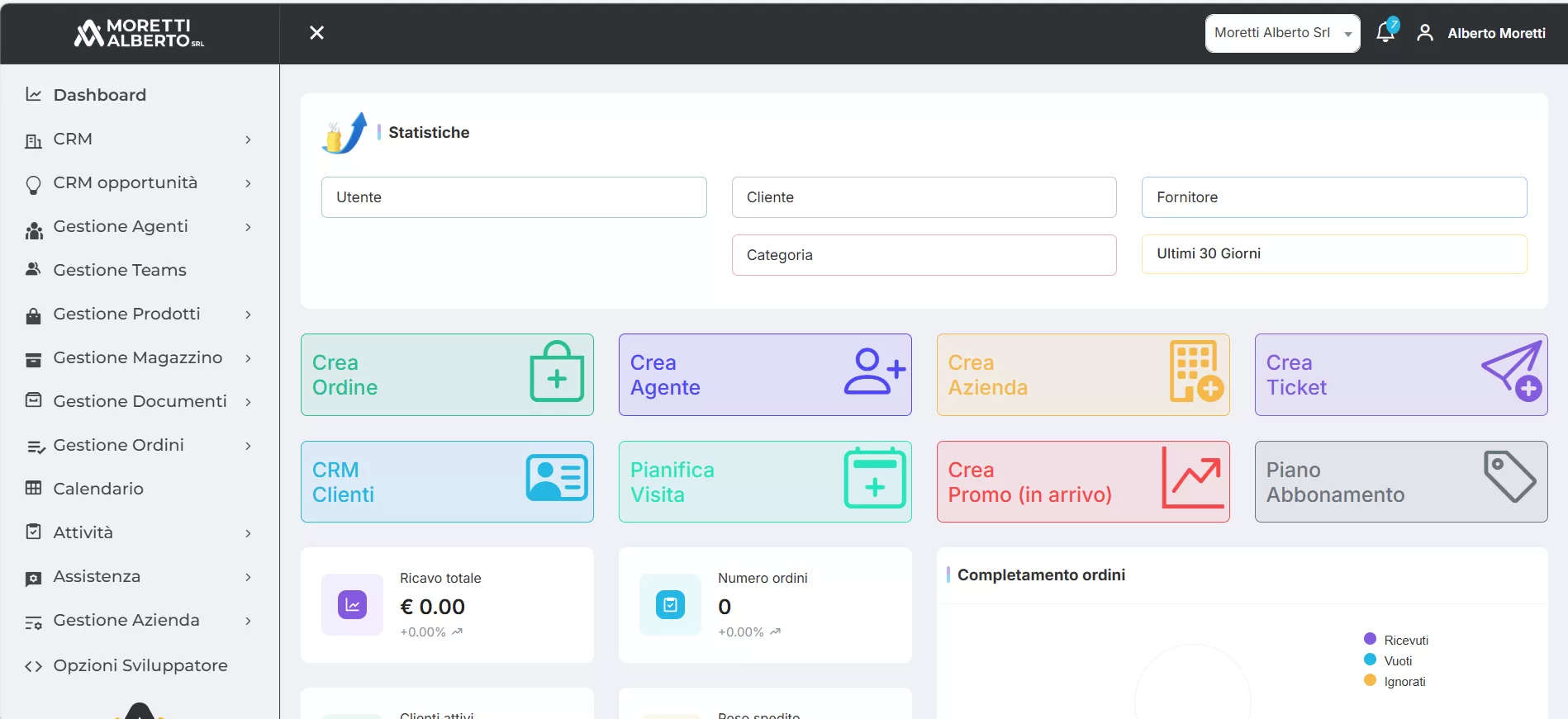 Gestisci la tua distribuzione in modo intelligente - Moretti Alberto Suite Yo*