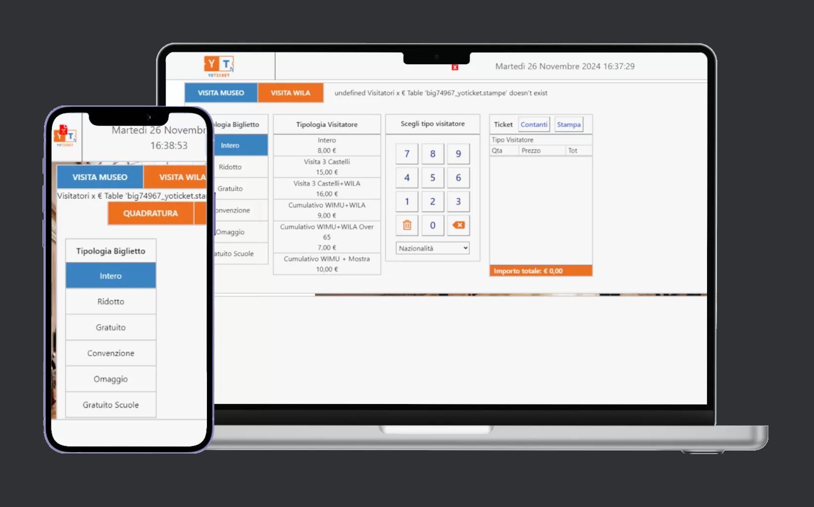 Case study WiMu Biglietteria Barolo | Serralunga | Roddi | Magliano Alfieri - software gestionale