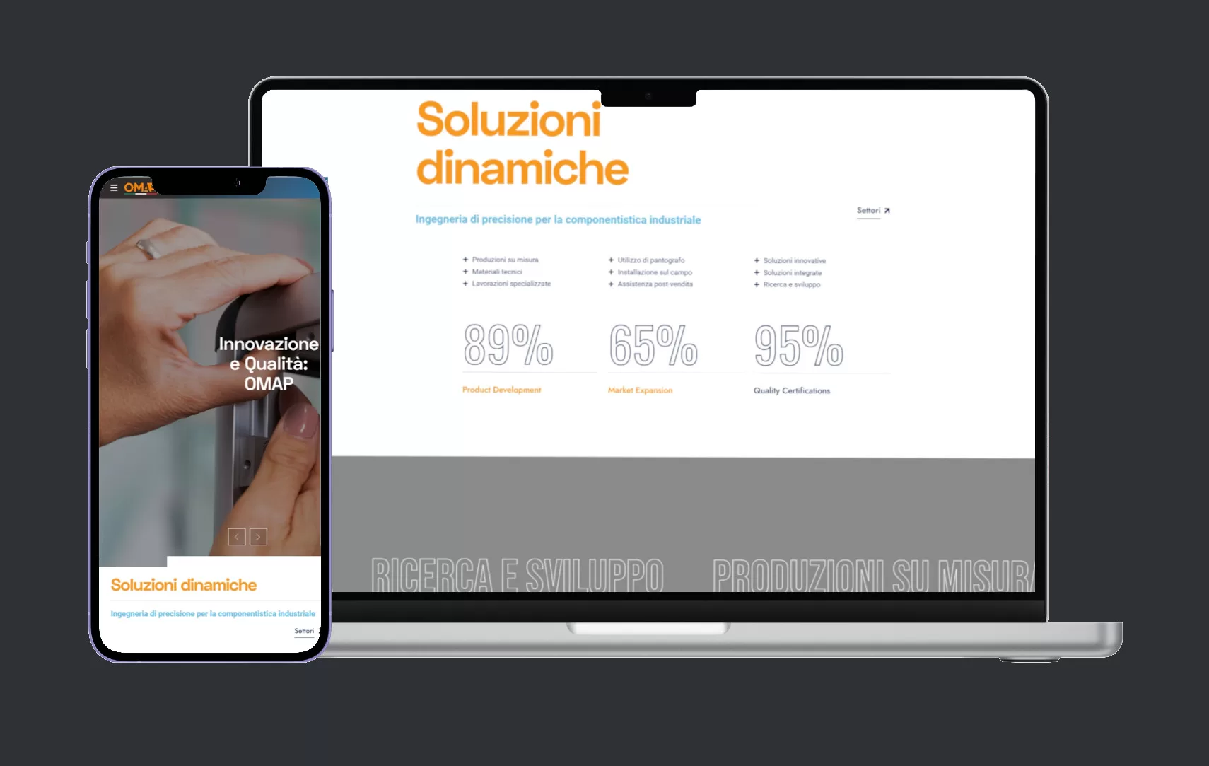 Case study Sito Web - software gestionale