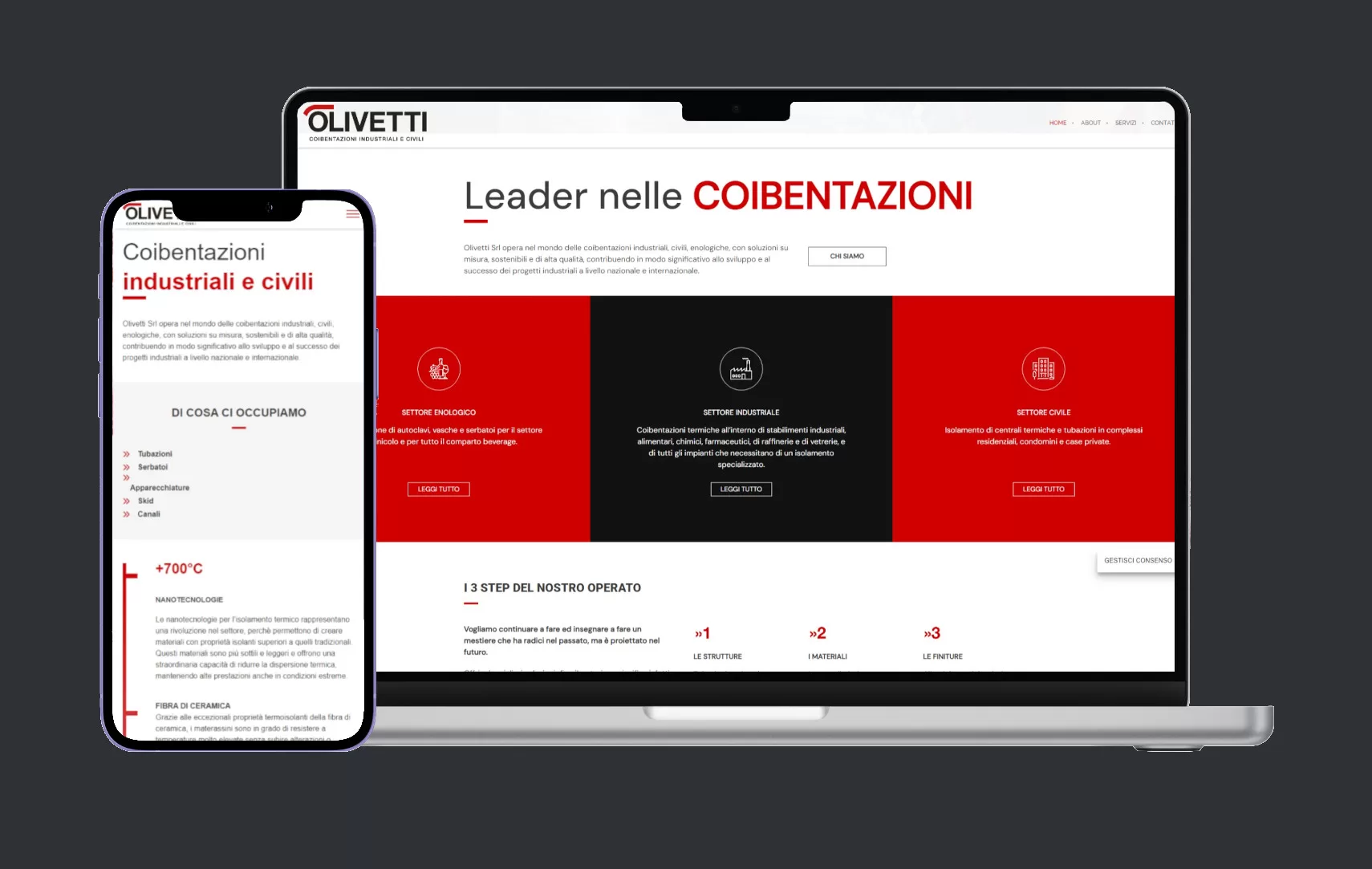Case study Olivetti Coibentazioni - software gestionale