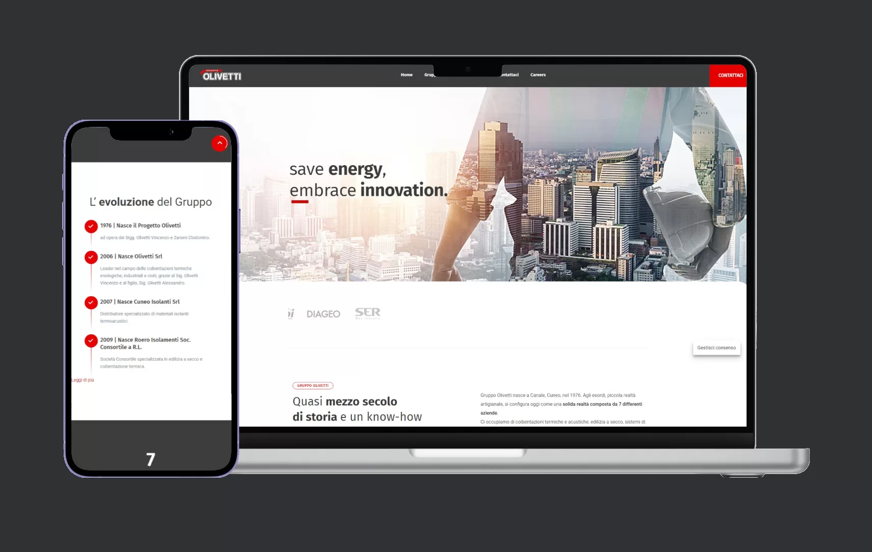 Case study Gruppo Olivetti - software gestionale