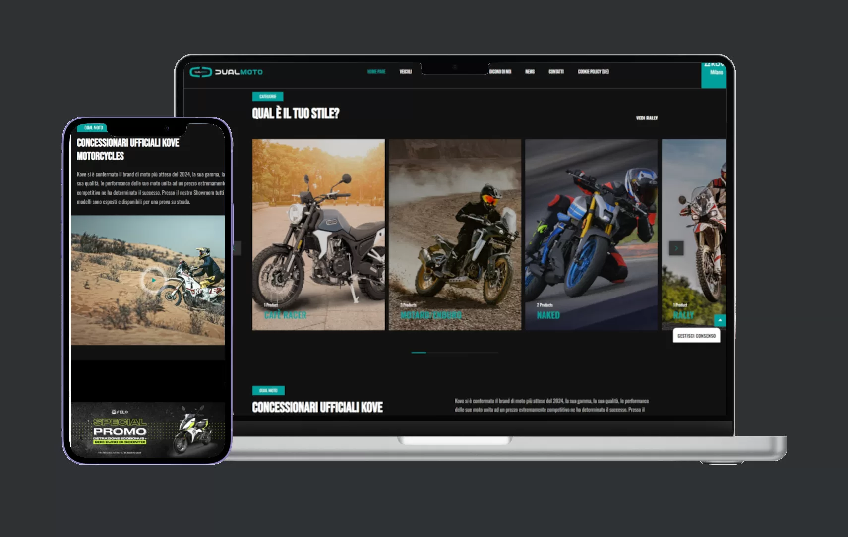 Case study Dual Moto - software gestionale